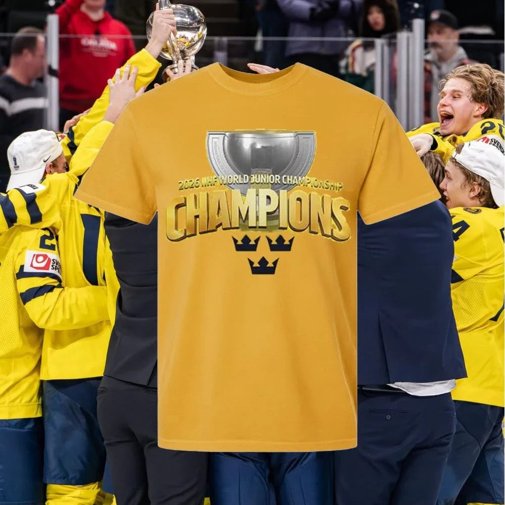 Tre Kronor Mastare Sweden World Junior Champions 2026 Shirt