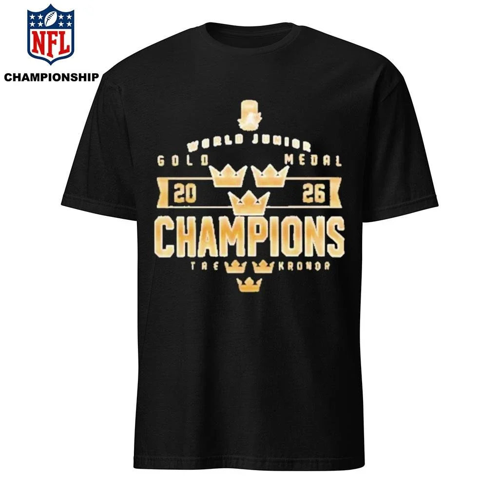 Tre Kronor World Juniors Gold Medal 2026 Champions Shirt