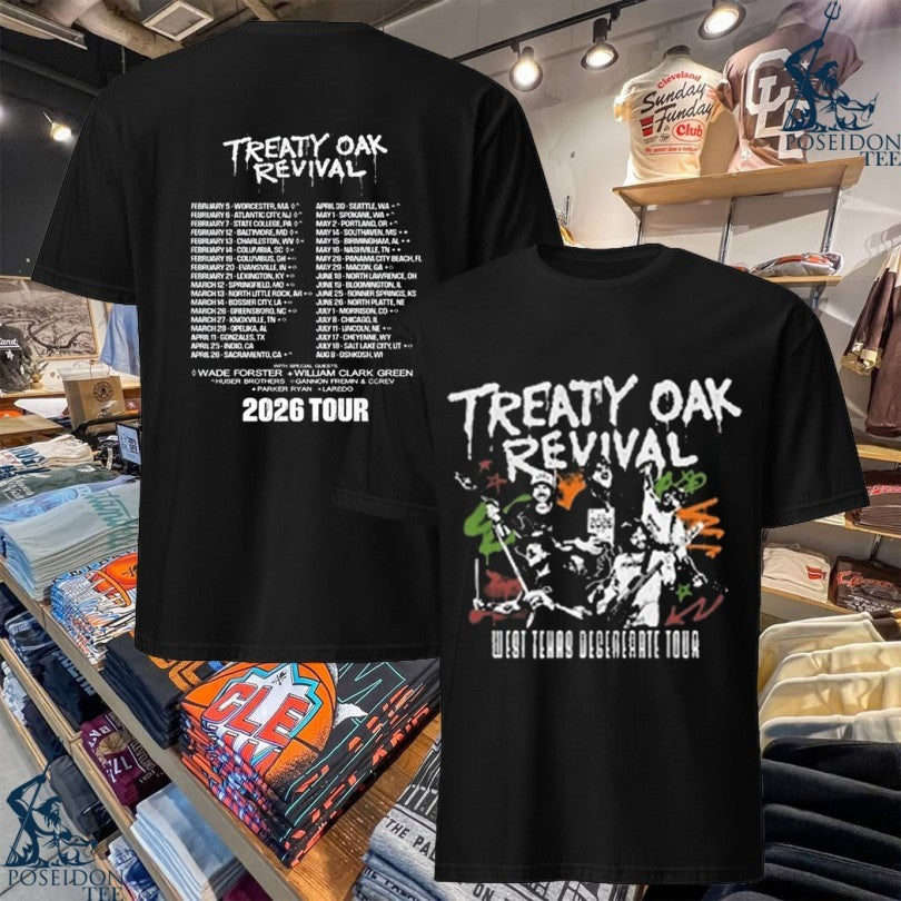 Treaty Oak Revival 2026 Tour Shirt