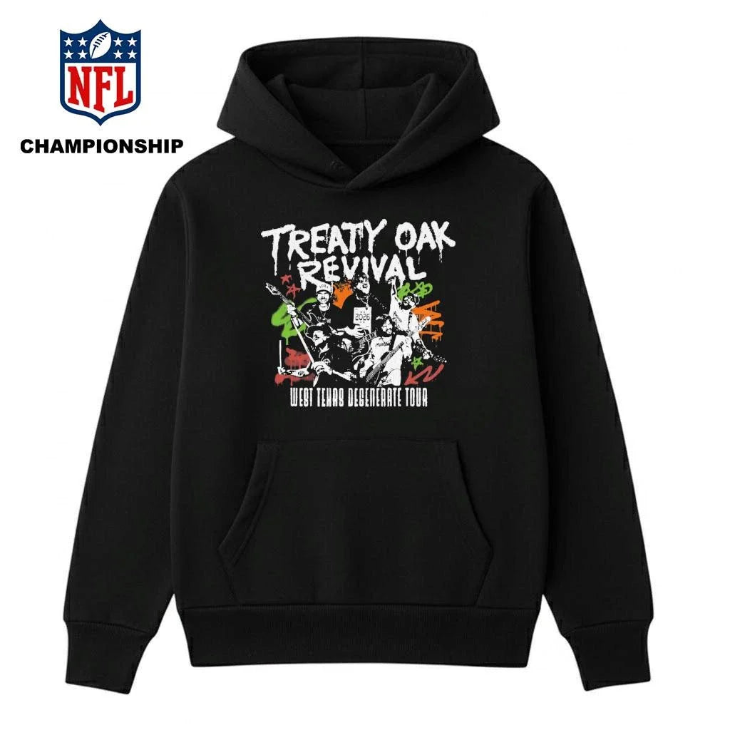 Treaty Oak Revival 2026 Tour West Texas Degenerate Tour Shirt