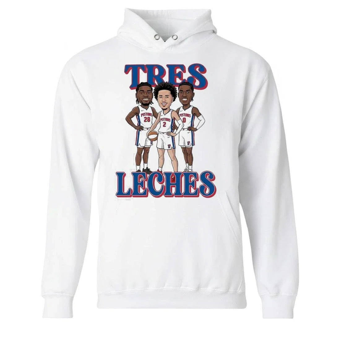 Tres Leches Detroit Pistons Isaiah Stewart Jalen Duren Cade Cunningham Shirt