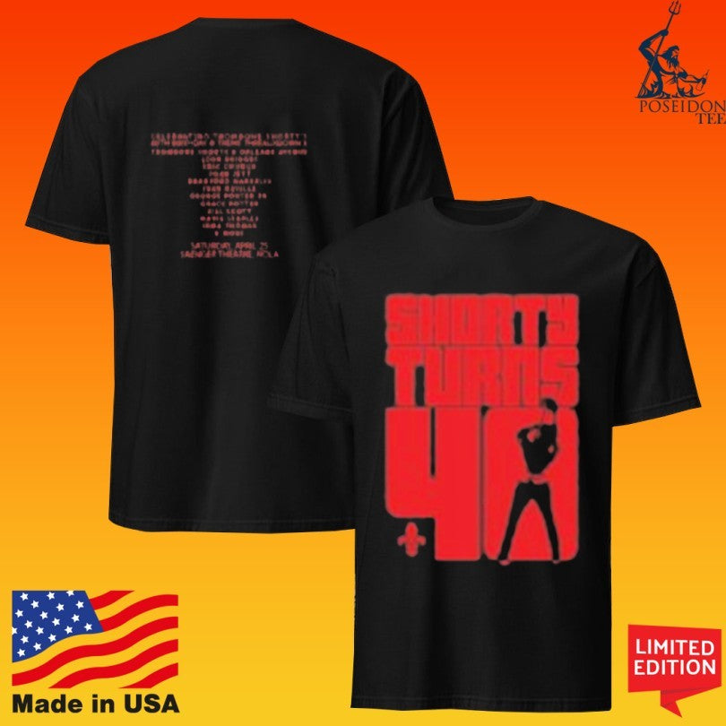 Trombone Shorty Turns 40 T-shirt