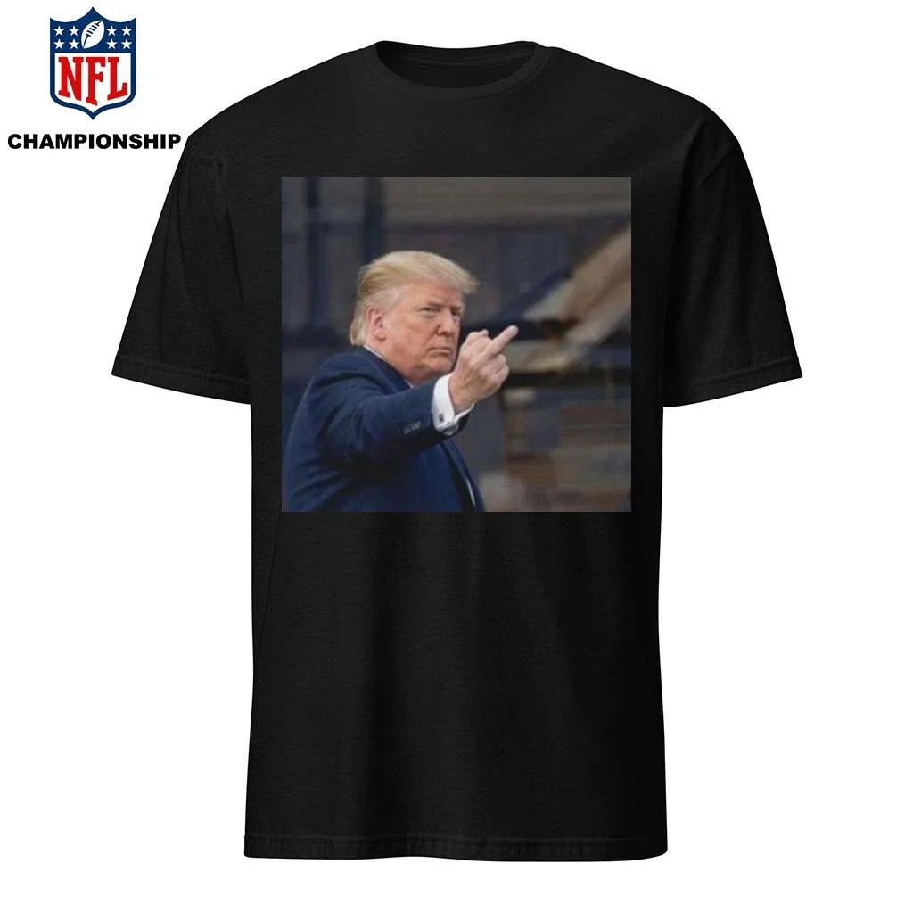 Trump Flips Off Middle Finger On Michigan Shirt