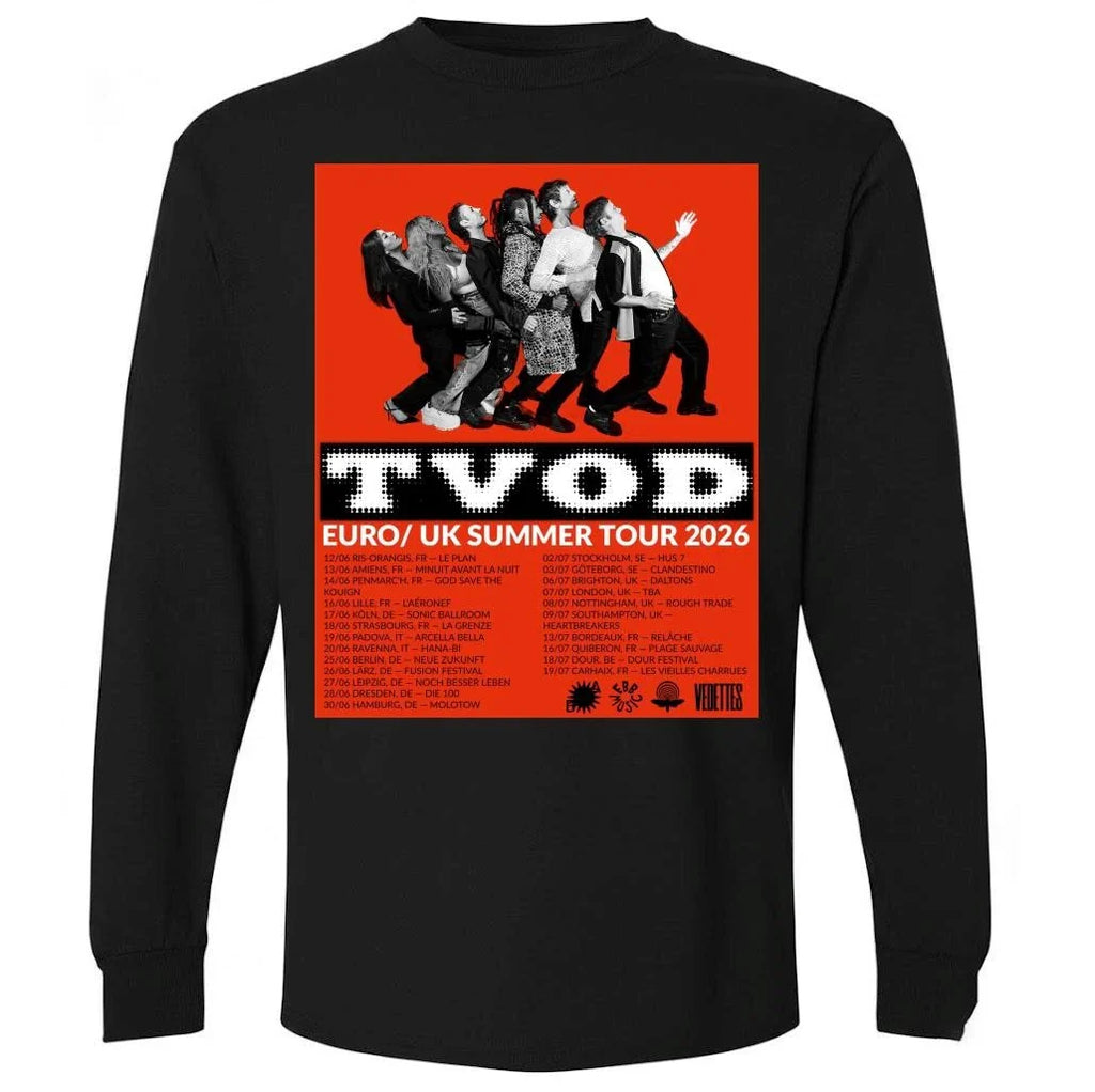 TVOD 2026 Summer Tour Europe UK Poster Shirt