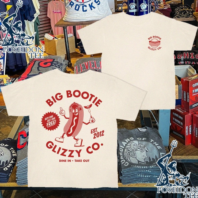 Two Friends Big Bootie Glizzy Ivory T-shirt