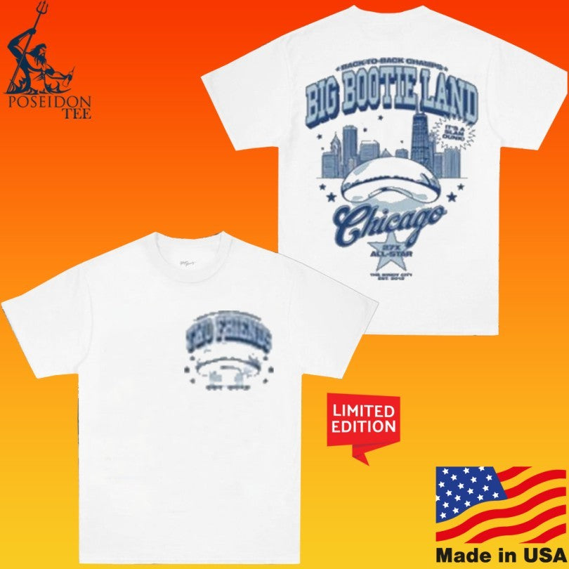 Two Friends The Bean Big Bootie Land Chicago T-shirt