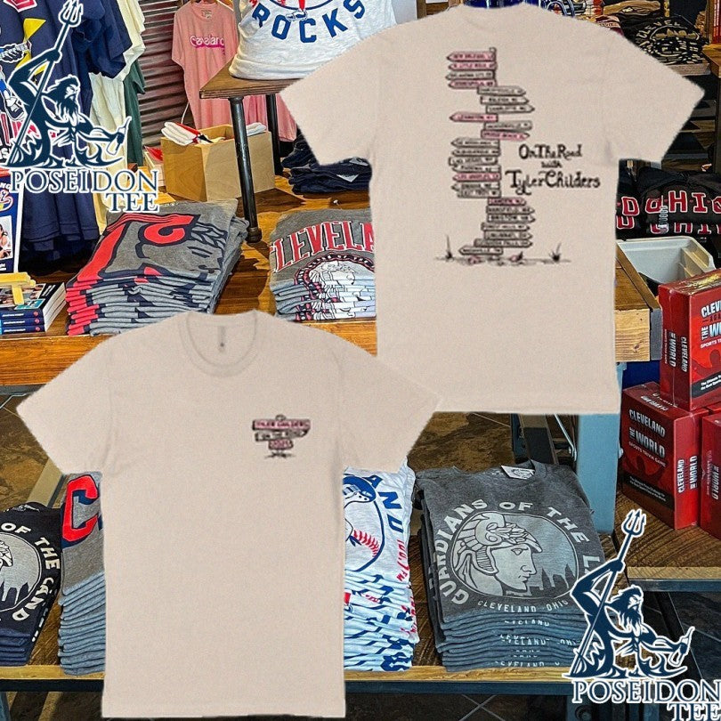 Tyler Childers On The Road Signpost T-shirt