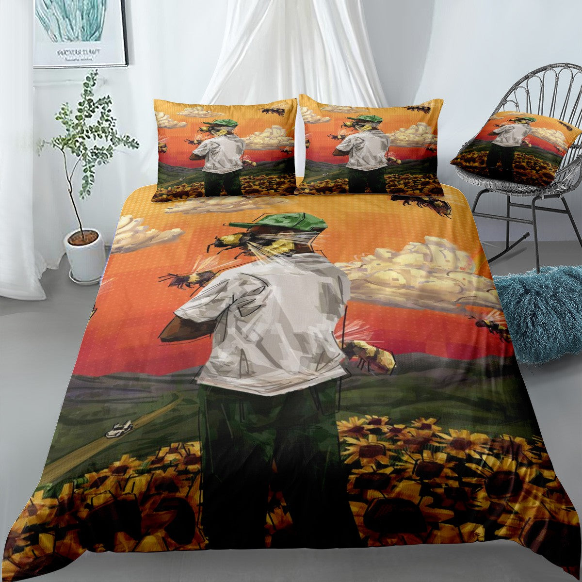 tyler the creator Bedding Set (Duvet Cover & Pillow Shams)