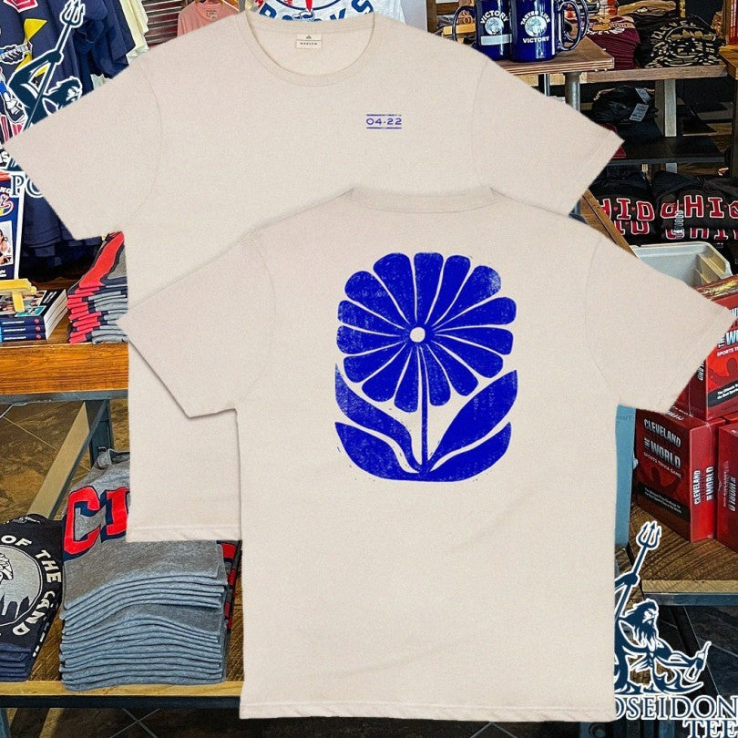 Typographia 04.22blue T-shirt