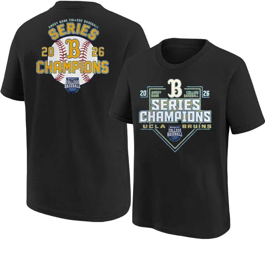 UCLA Bruins 2026 Amegy Bank College Baseball Series Champions T-Shirt
