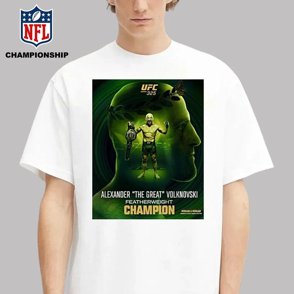 Ufc 325 Alexander The Great Volkanovski Defeats Diego Lopes Featherweight Champion Shirt
