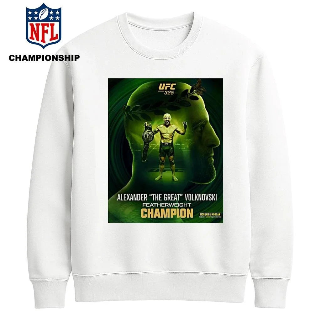 Ufc 325 Alexander The Great Volkanovski Defeats Diego Lopes Featherweight Champion Shirt