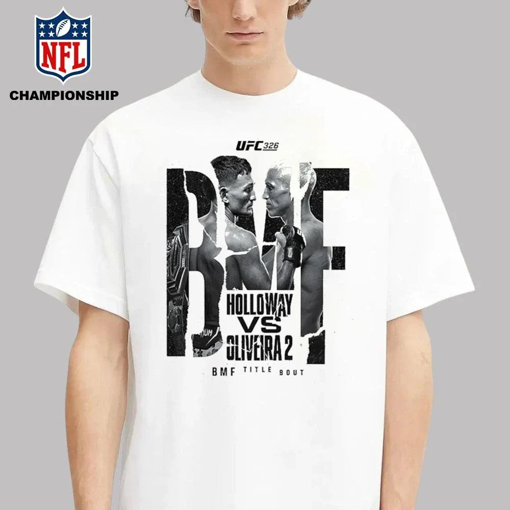 UFC 326 Holloway Vs Oliveira 2 BMF Title Bout On March 7 2026 Shirt