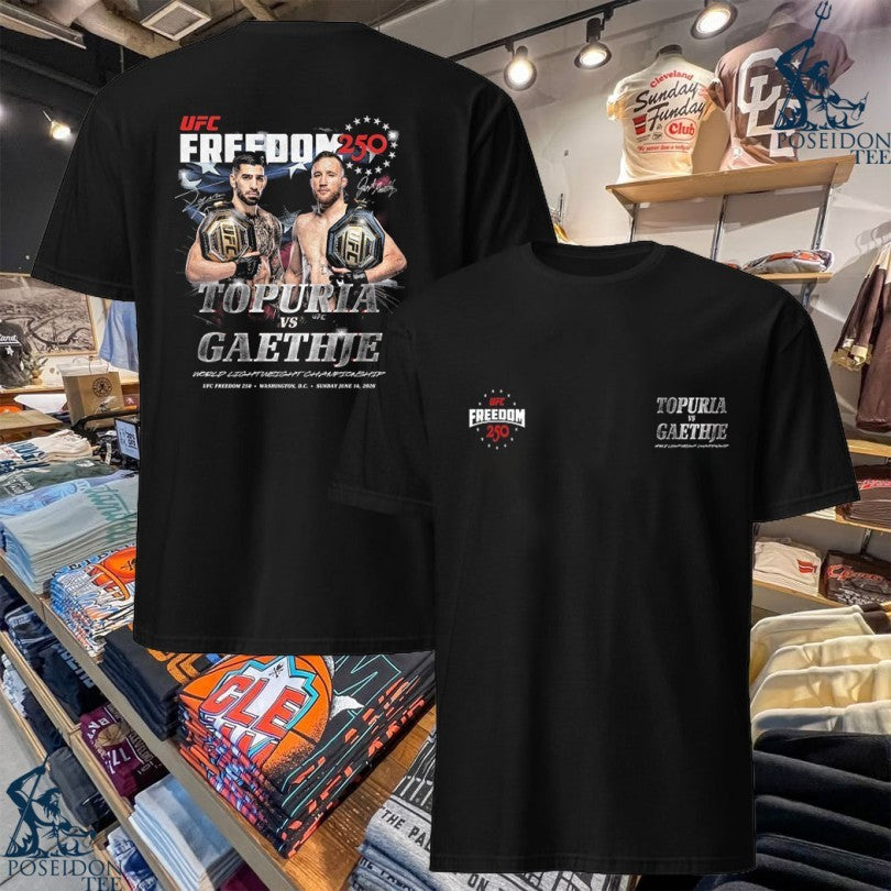 Ufc Freedom 250 Topuria Vs Gaethje T-shirt