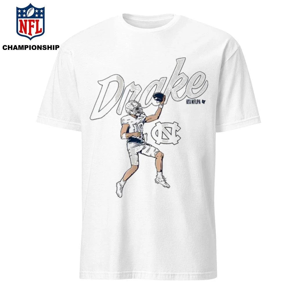UNC Football Drake Maye Finger Roll Pro Shirt