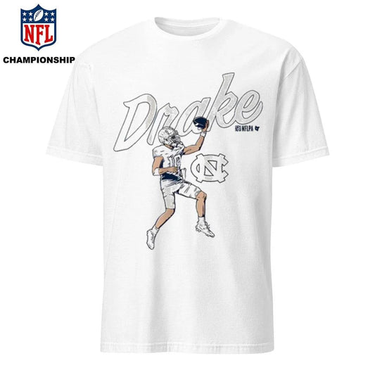 UNC Football Drake Maye Finger Roll Pro Shirt