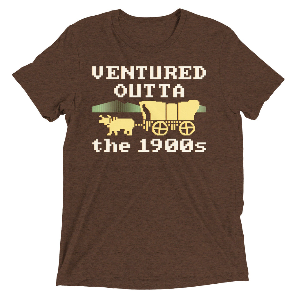 Ventured Outta The 1900s Men's Tri-Blend Tee