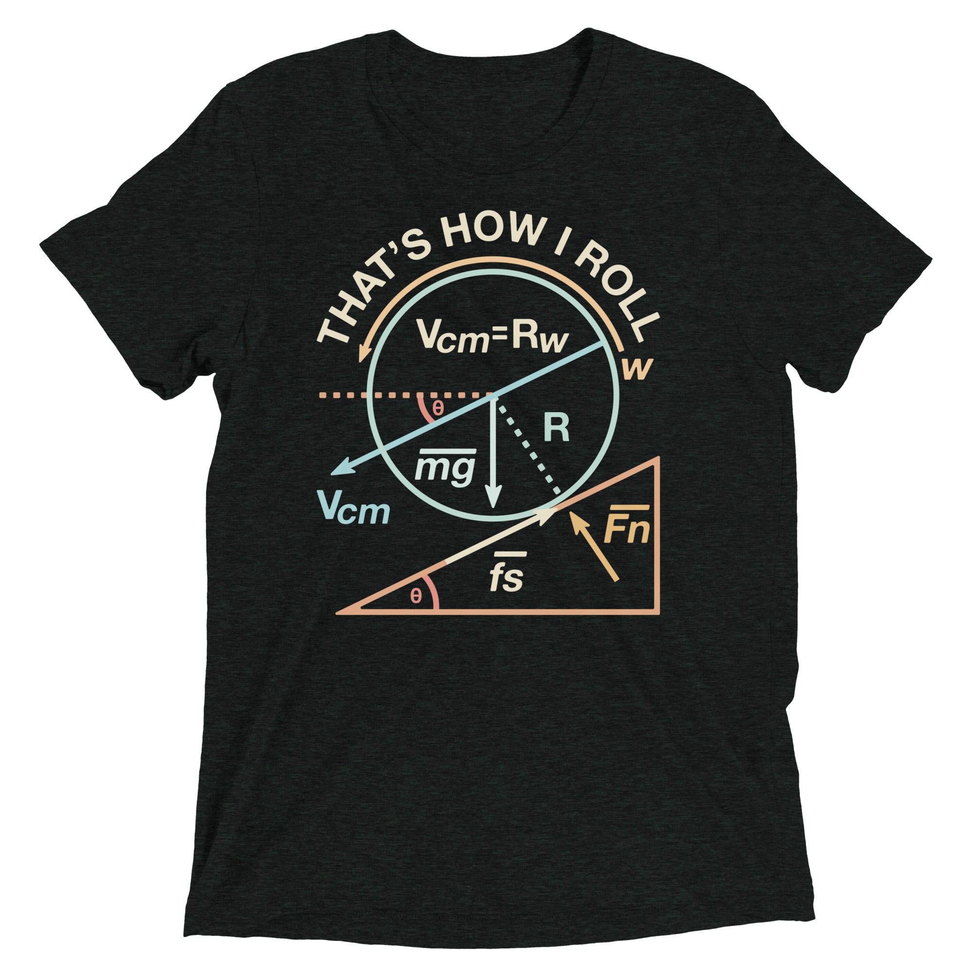That's How I Roll Men's Tri-Blend Tee