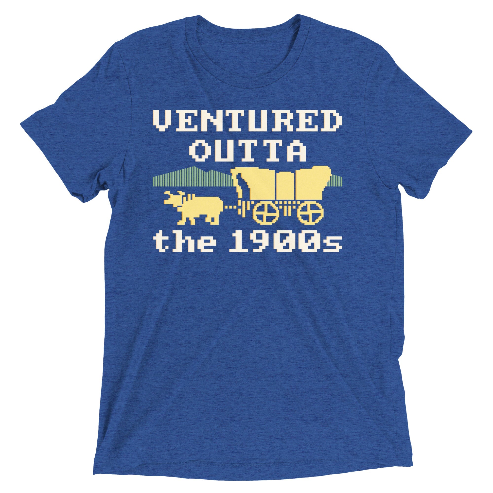 Ventured Outta The 1900s Men's Tri-Blend Tee