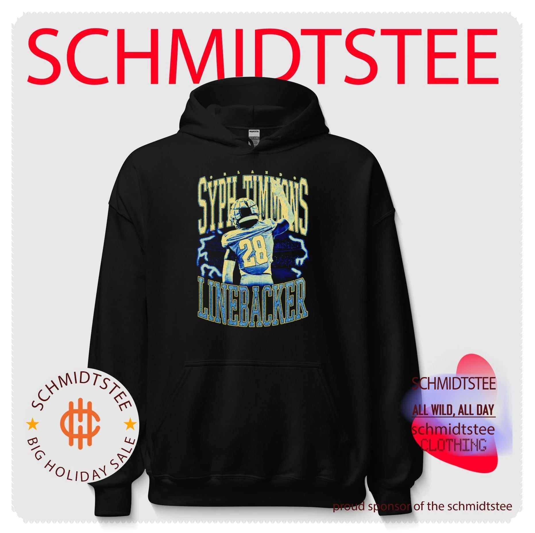 Orlando Syph Timmons Linebacker football shirt
