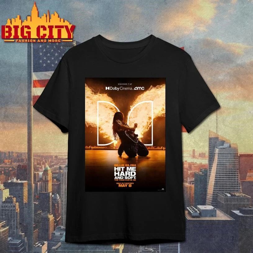 Billie Eilish Hit Me Hard And Soft The Tour Live In 3D Only In Theaters May 8 2026 Poster Shirt