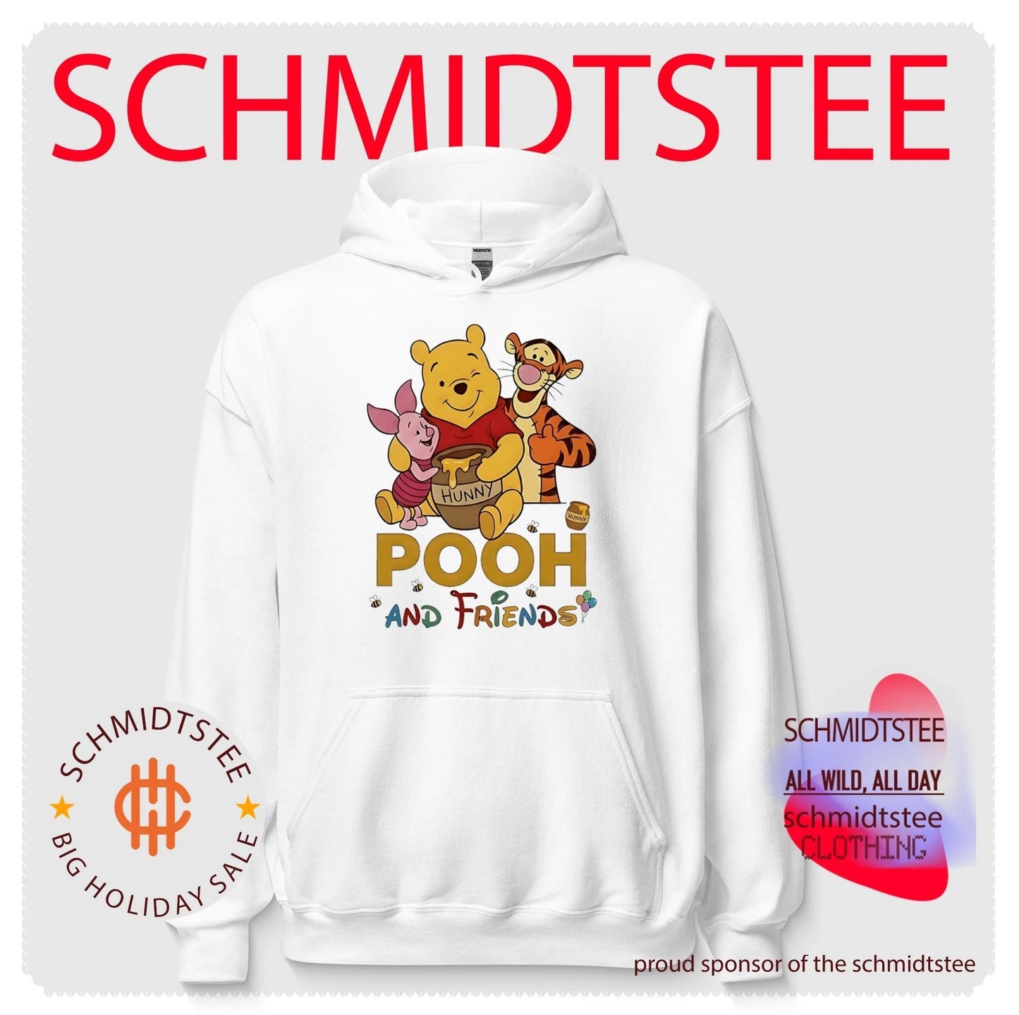 Winnie the Pooh Piglet and Tigger Hunny Pot shirt