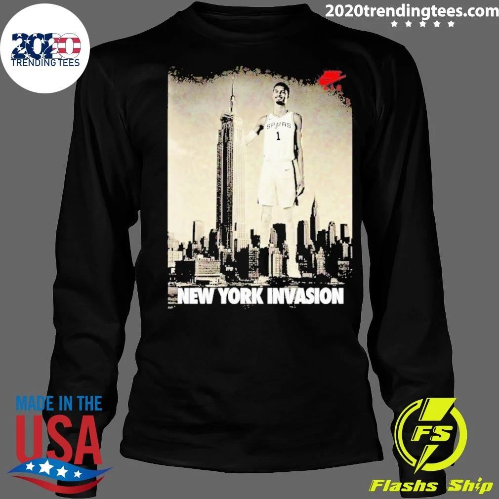 San Antonio Spurs Nike Air New York Invasion Basketball Shirt