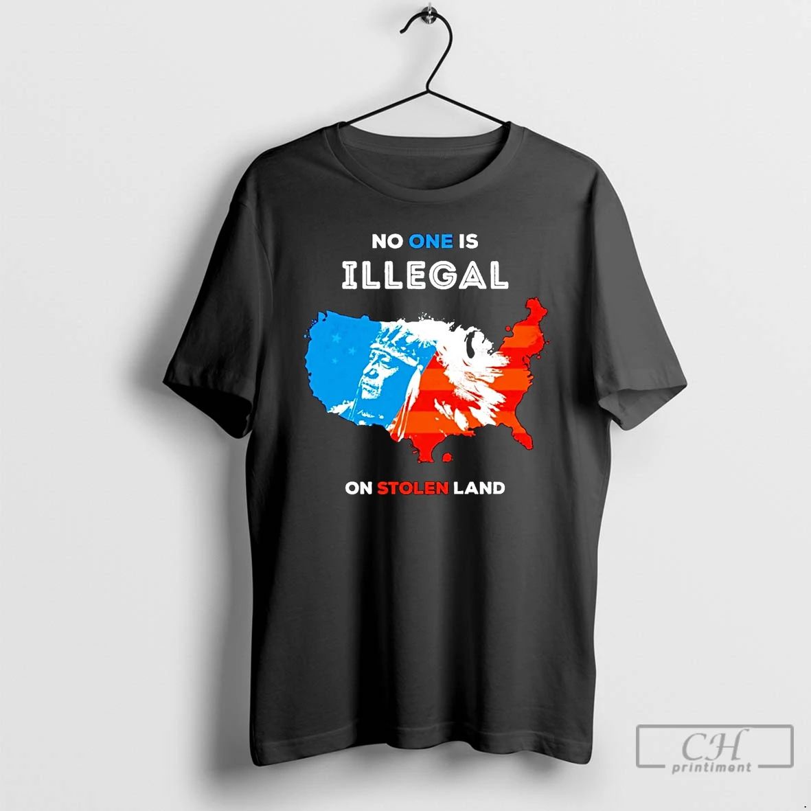 Classic No One Is Illegal On Stolen Land T Shirts