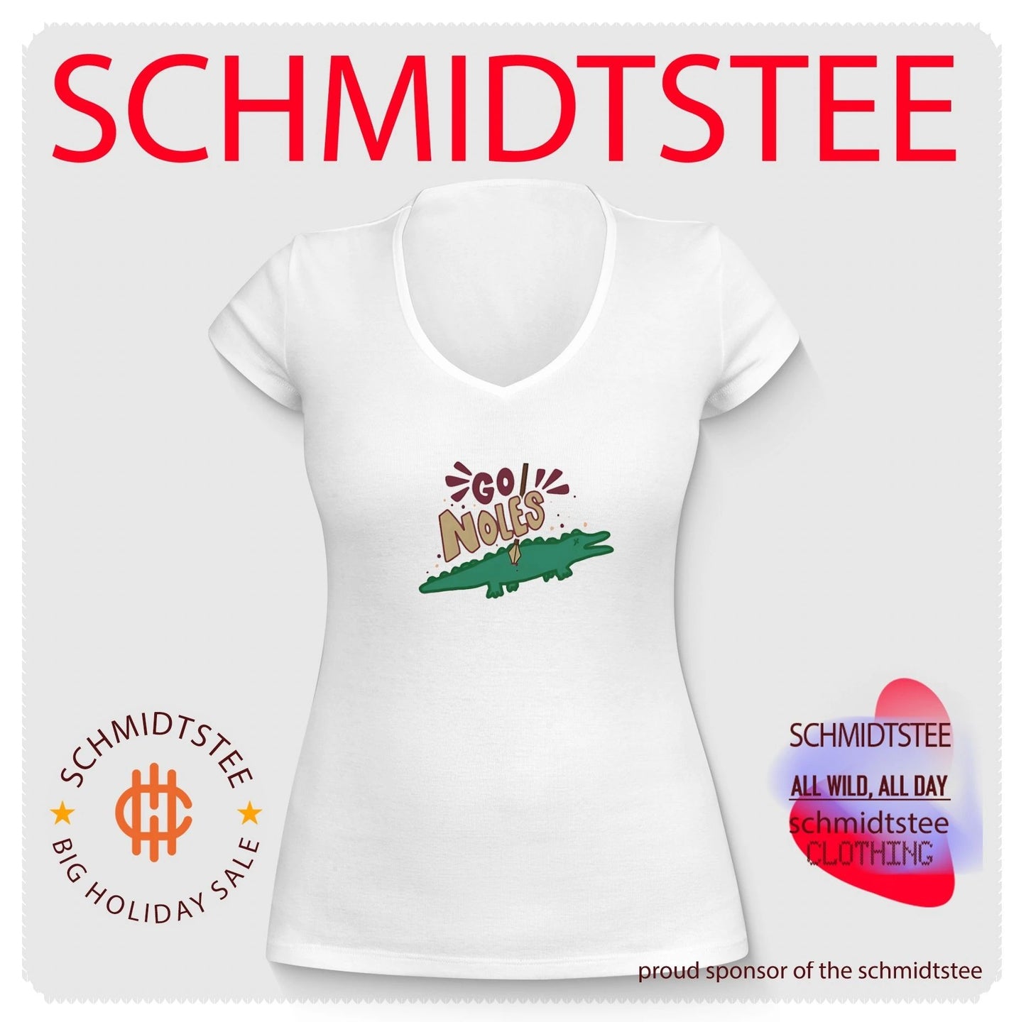 Go Noles Florida State Seminoles Spear Through Gator shirt