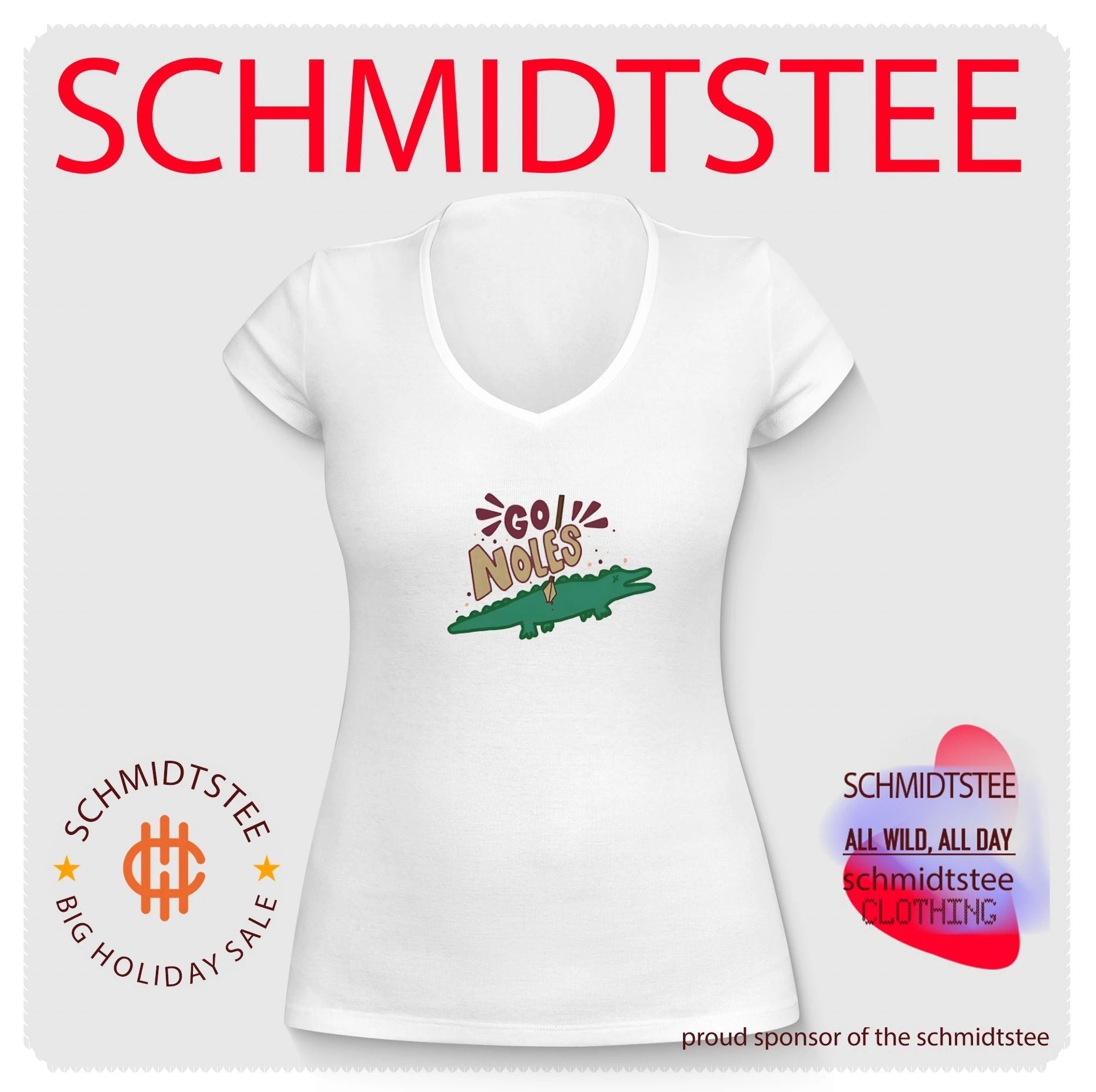 Go Noles Florida State Seminoles Spear Through Gator shirt