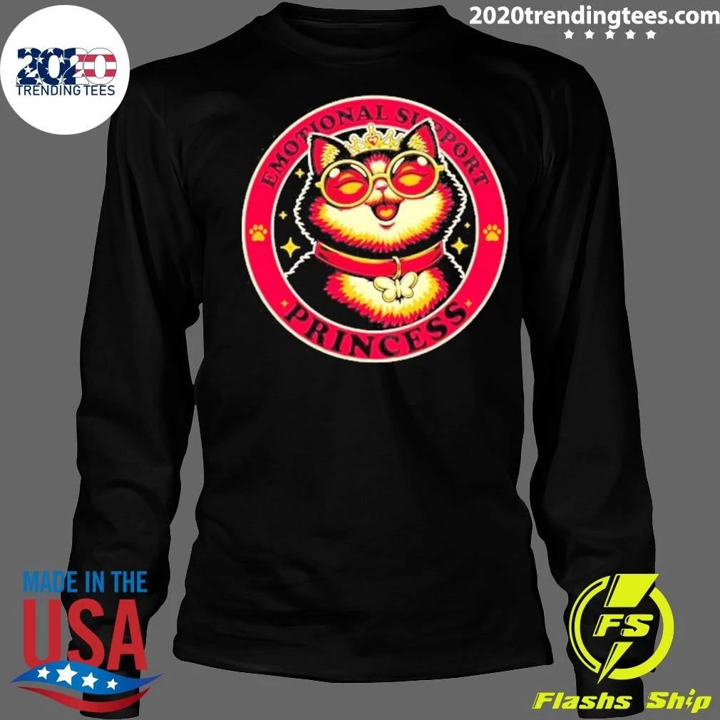 Queen Cat Emotional Support Princess Shirt