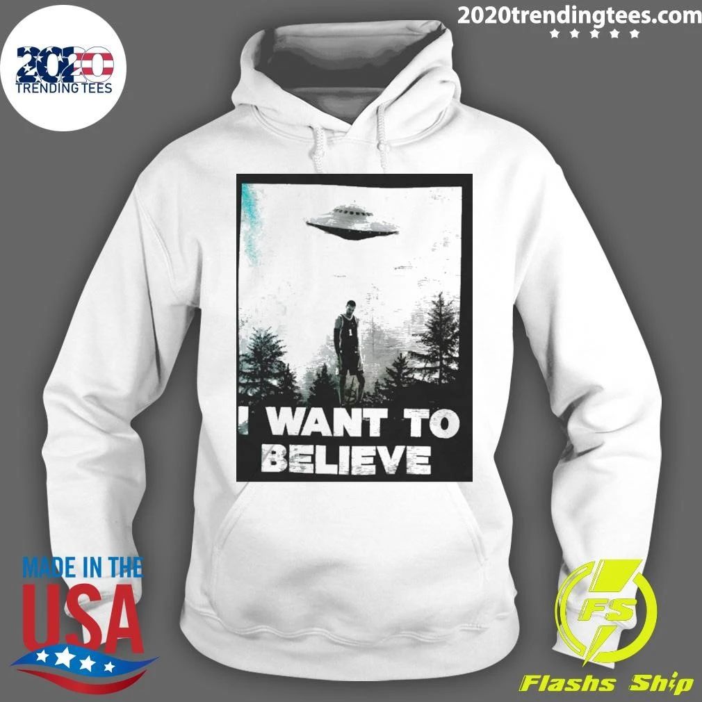 Ufo San Antonio Spurs Basketball I Want To Believe Vintage Shirt