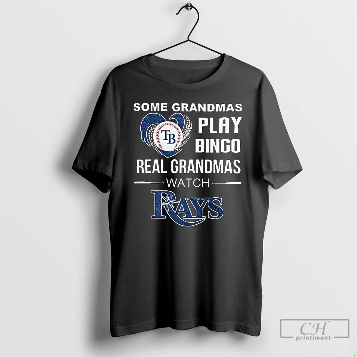 Classic Some Grandmas Play Bingo Real Grandmas Watch Tampa Bay Rays 2025 Long Sleve