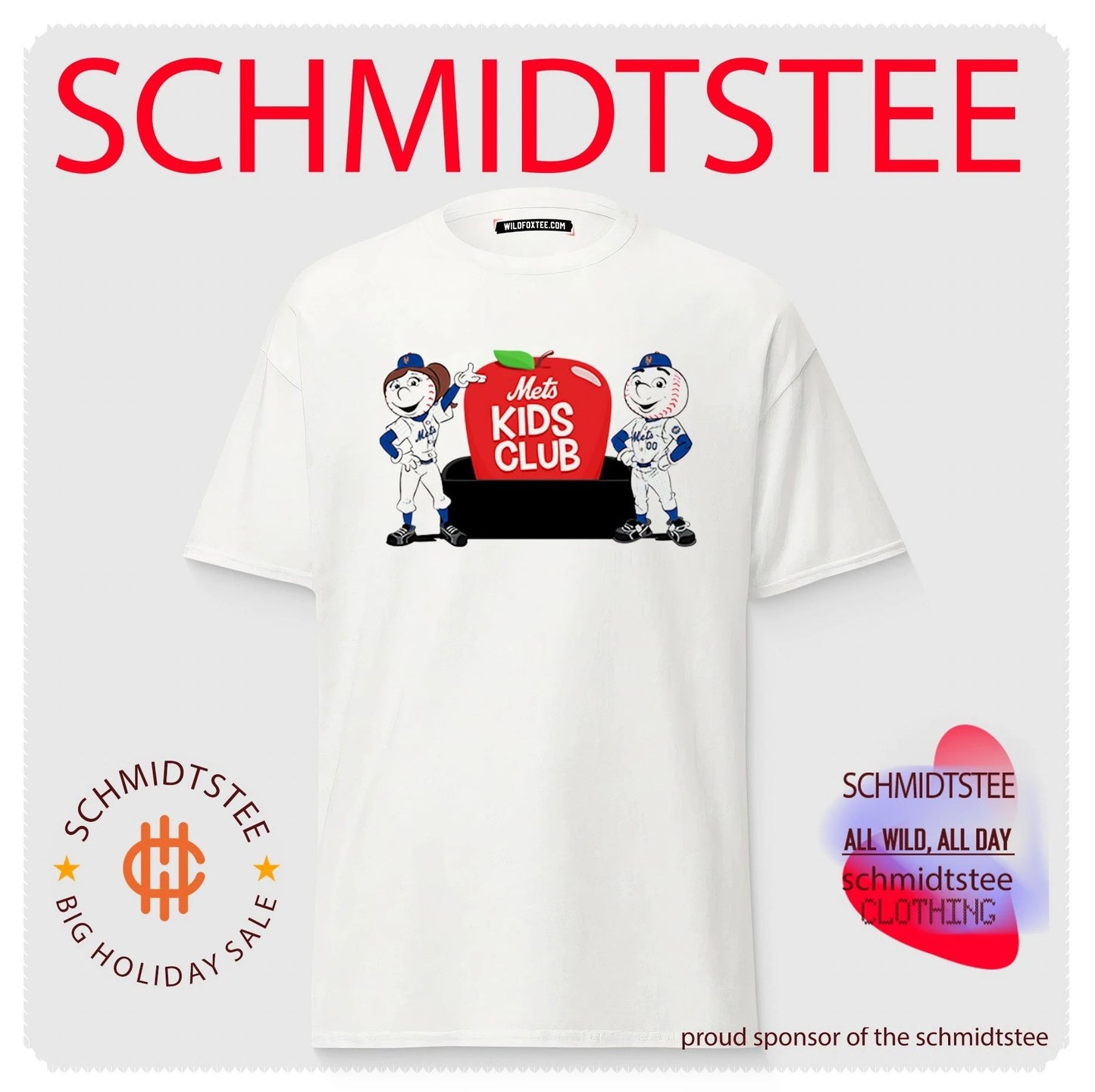 Mr and Mrs Met Kids Club New York Mets shirt