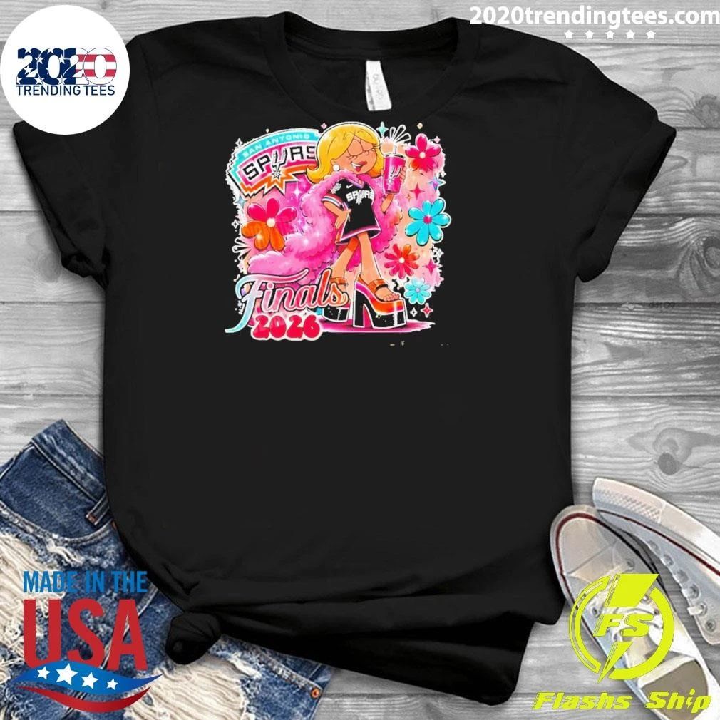 Lizzie Mcguire San Antonio Spurs Basketball Finals 2026 Graffiti Shirt