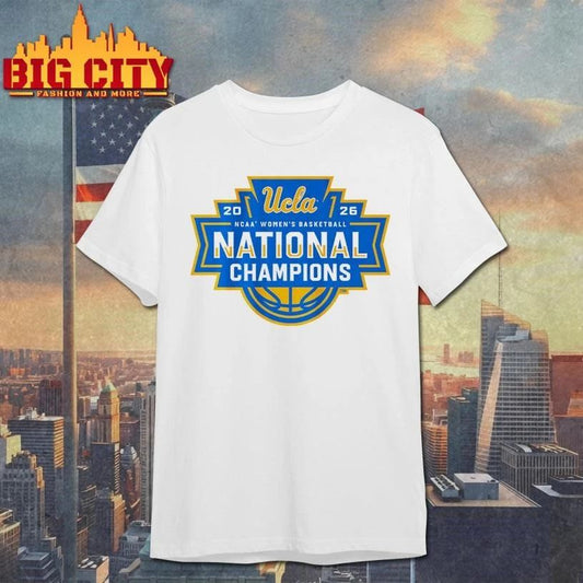 UCLA Bruins National Champions WBB 2026 Logo Shirt