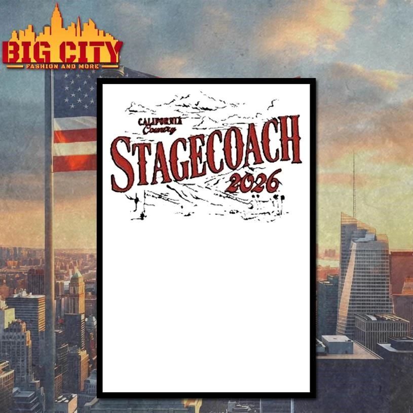 Stagecoach California Country Lineup Tour 2026 Graphic Shirt