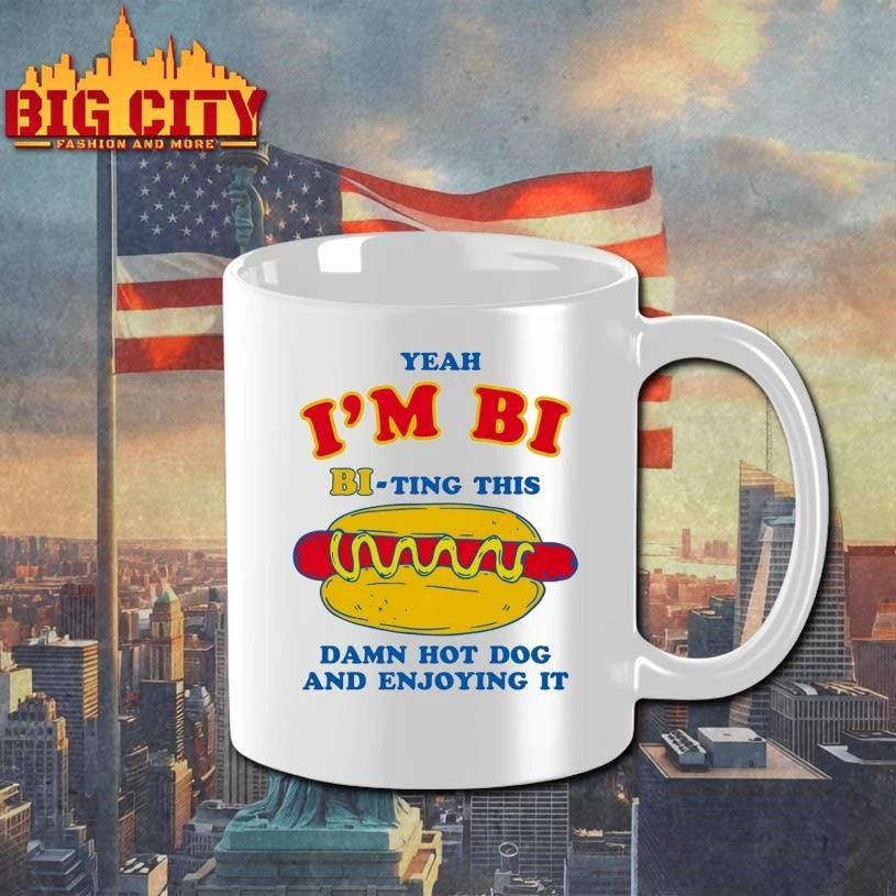 Yeah I’m Bi, Bi-ting This Damn Hot Dog And Enjoying It Shirt