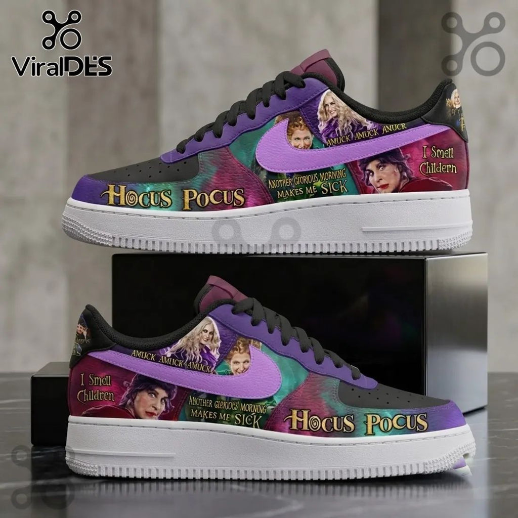 Hocus Pocus Sanderson Sisters Purple Air Force 1 Sneakers
