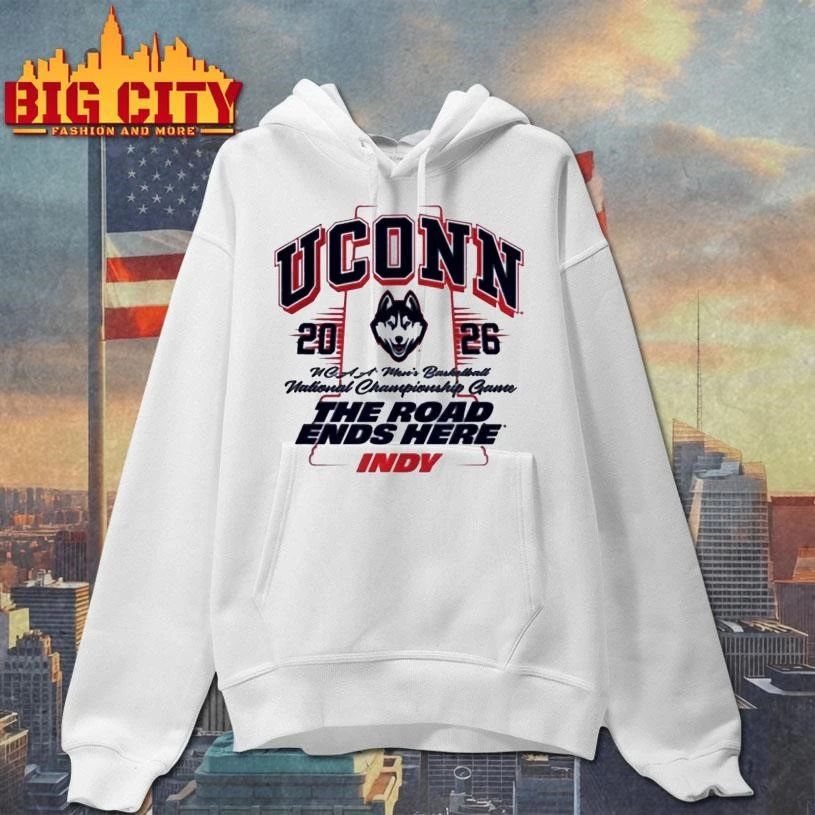 UConn Huskies NCAA Men’s Basktball National Champions The Road Ends Here Shirt