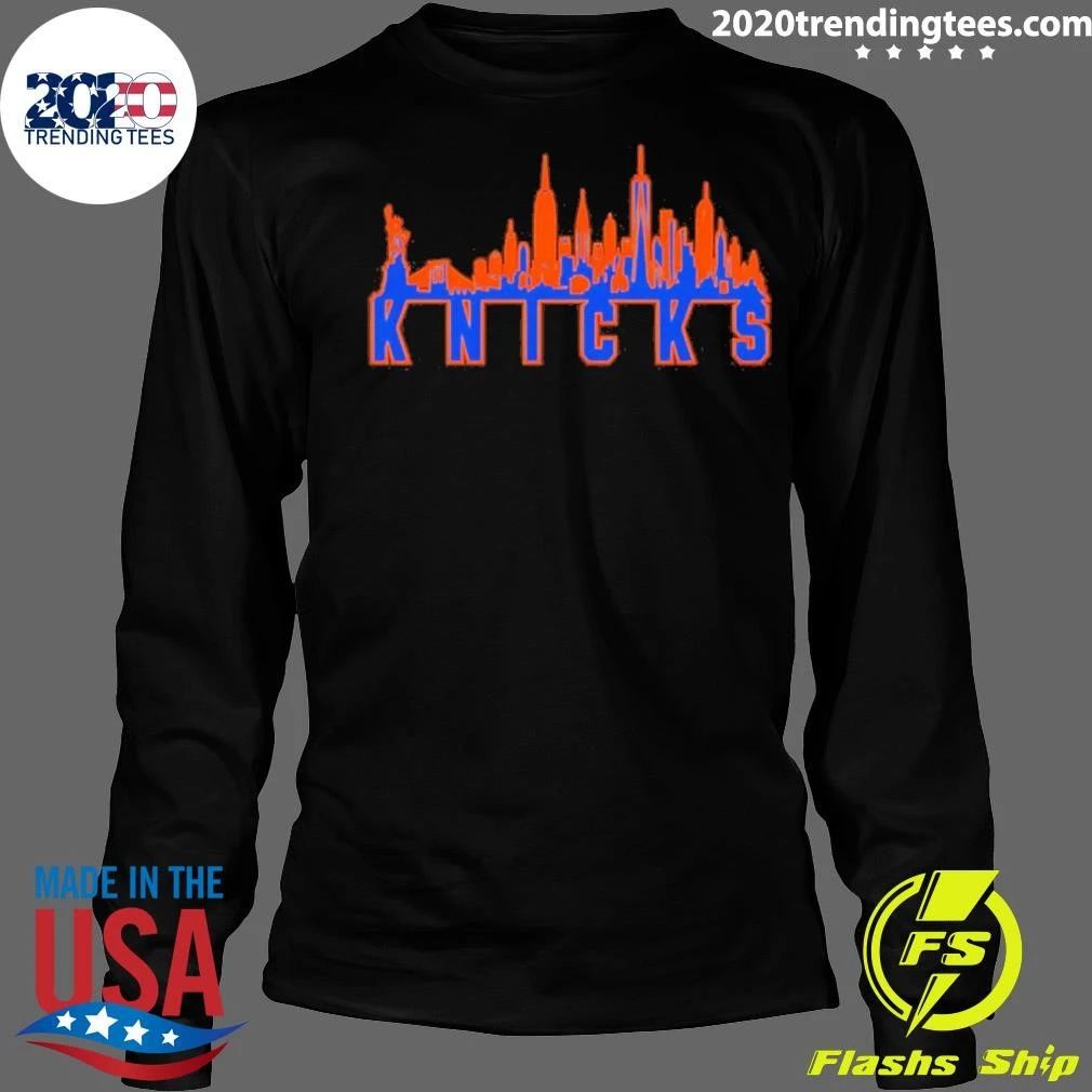 City Skyline New York Knicks Basketball Nba Playoffs 2026 Shirt
