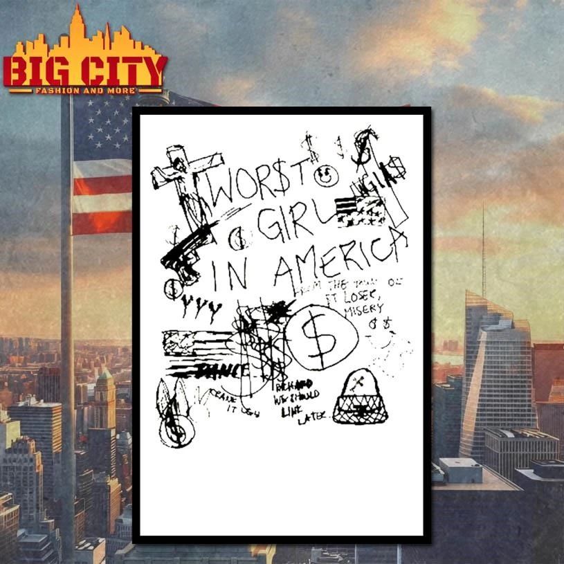 Worst Girl In America Slayyyter Sharpie Shirt