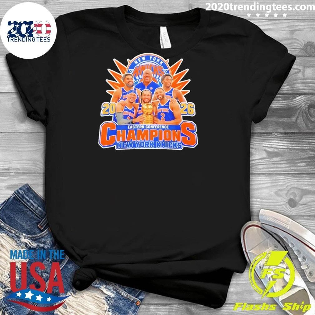 New York Knicks 2026 Nba Eastern Conference Champions Basketball Shirt