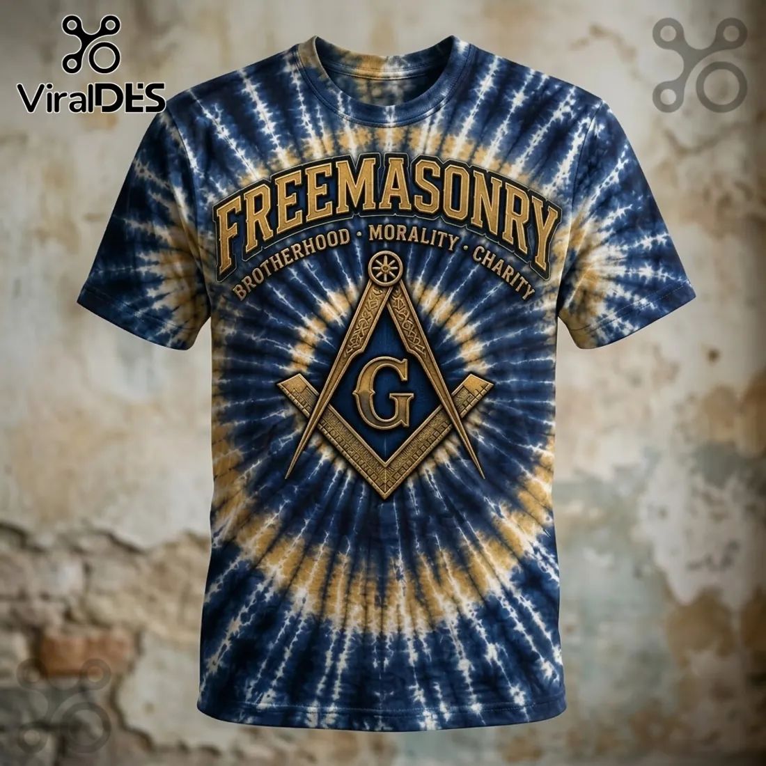 Freemasonry Premium Tie-Dye T-Shirt