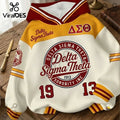 Delta Sigma Theta Crimson and Gold Hoodie