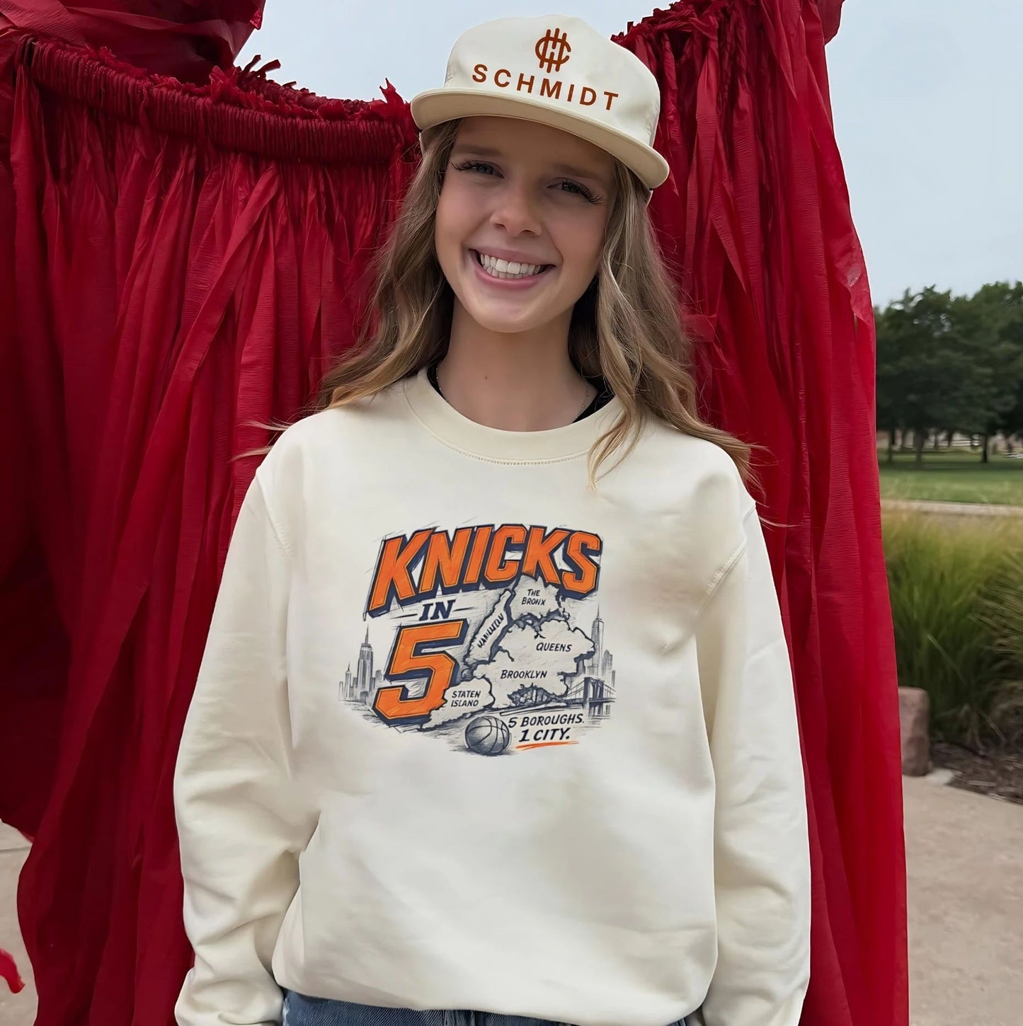 New York Knicks in 5 – 5 Boroughs 1 City shirt