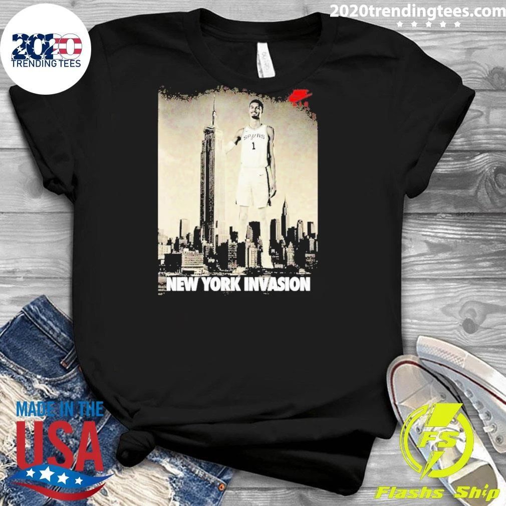 San Antonio Spurs Nike Air New York Invasion Basketball Shirt