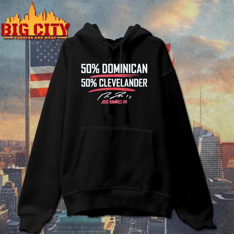 50 Percent Dominican 50 Percent Clevelander Shirt