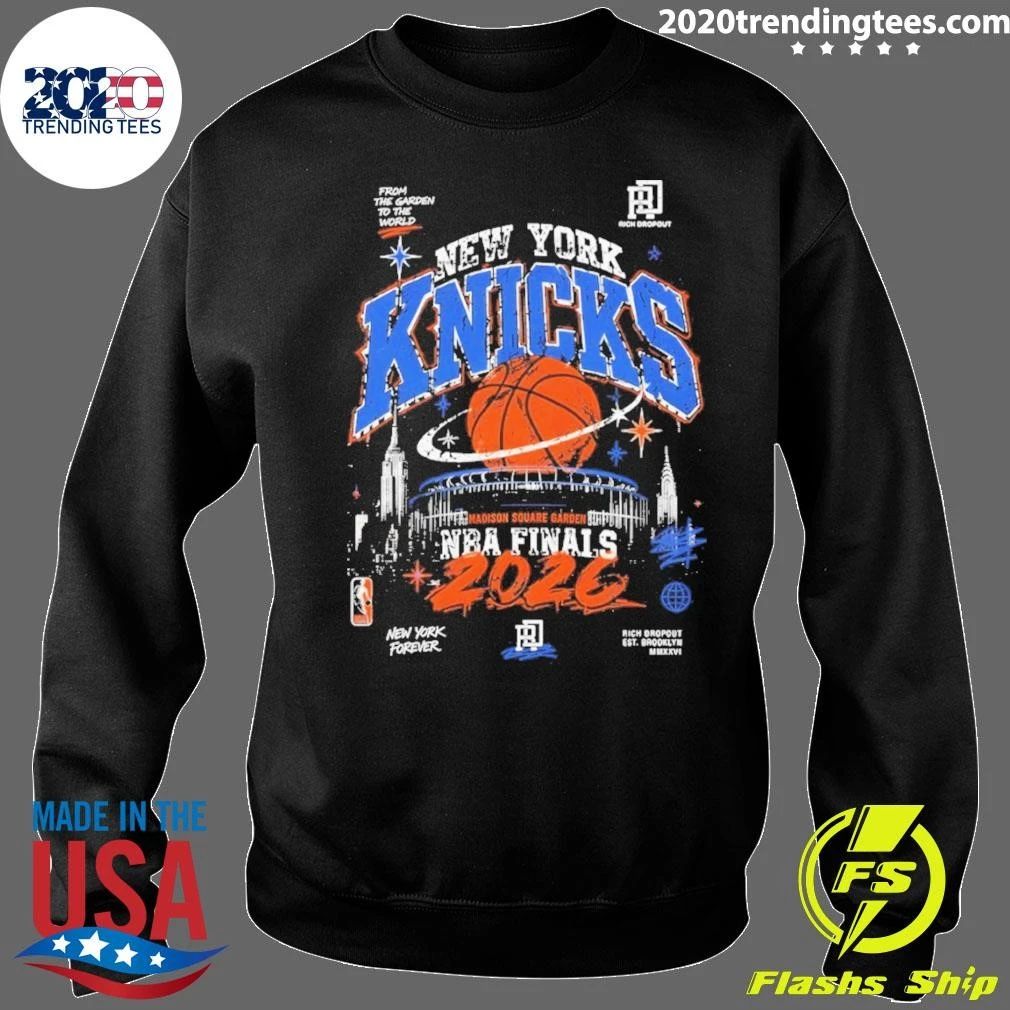 New York Knicks Basketball Team Madison Square Garden Nba Finals 2026 Shirt