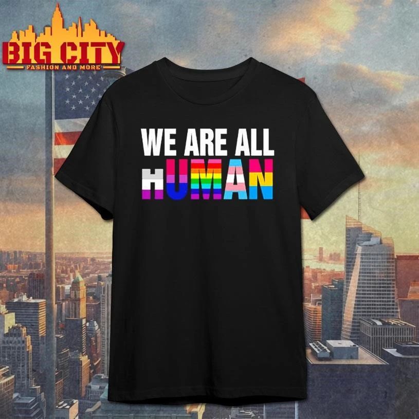 LGBT We Are All Human Graphic Shirt